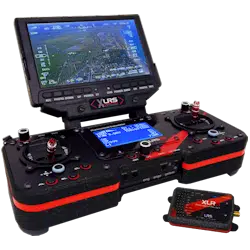 KITXLRSD2V3. Remote Controller XPAD2V3 and Receiver RXLRS, Radio Control and Mavlink / Transparent Data Link (15-30Km), Max.100km.