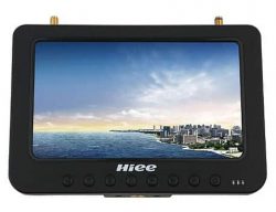 MO7DVR-58. FPV Monitor 7”, 5.8Ghz 32CH, Diversity DVR (Recorder) + Removable Battery.