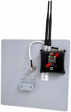 Analog Video Receiver RXVID3V2 with 2.4Ghz and directional antenna 2.4Ghz 17dBi