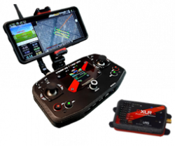 KITXLRSXD1. Remote Controller XPAD1 and Receiver RXLRSD1, Radio Control and Mavlink / Transparent Data Link (15-25Km), Max.100km.