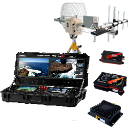 KITD5DUALSTRR_002. Full XLRS System (250Km), Redundant Radio Control & Mavlink Telemetry 250Km, Digital Video Full HD 150Km with GCSD5 DUAL, SATPROV3, WMX481R-V3...