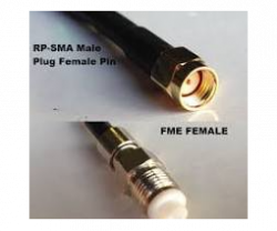 LAT100_RPSMAM/FMEF. Cable RPSMA-Male to FME-Female, 1000mm.